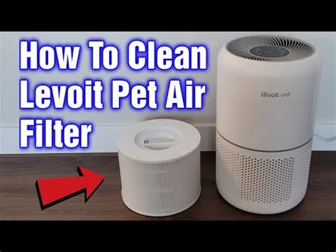 can you wash levoit air purifier filter